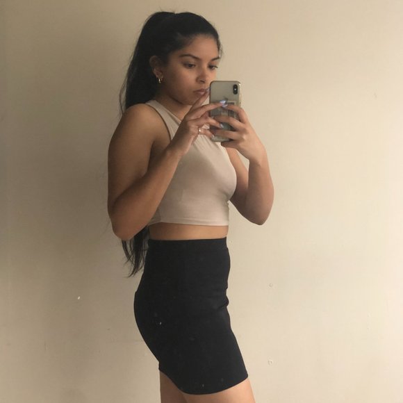 Black Bodycon Skirt - Picture 1 of 3